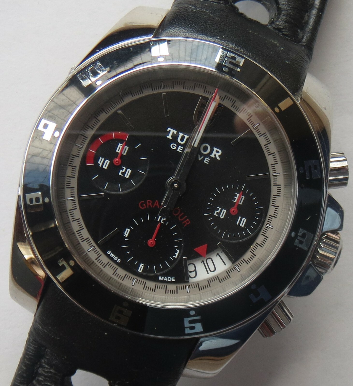 TUDOR GRANTOUR REF 20350N AUTOMATIC CHRONOGRAPH MENS WRISTWATCH