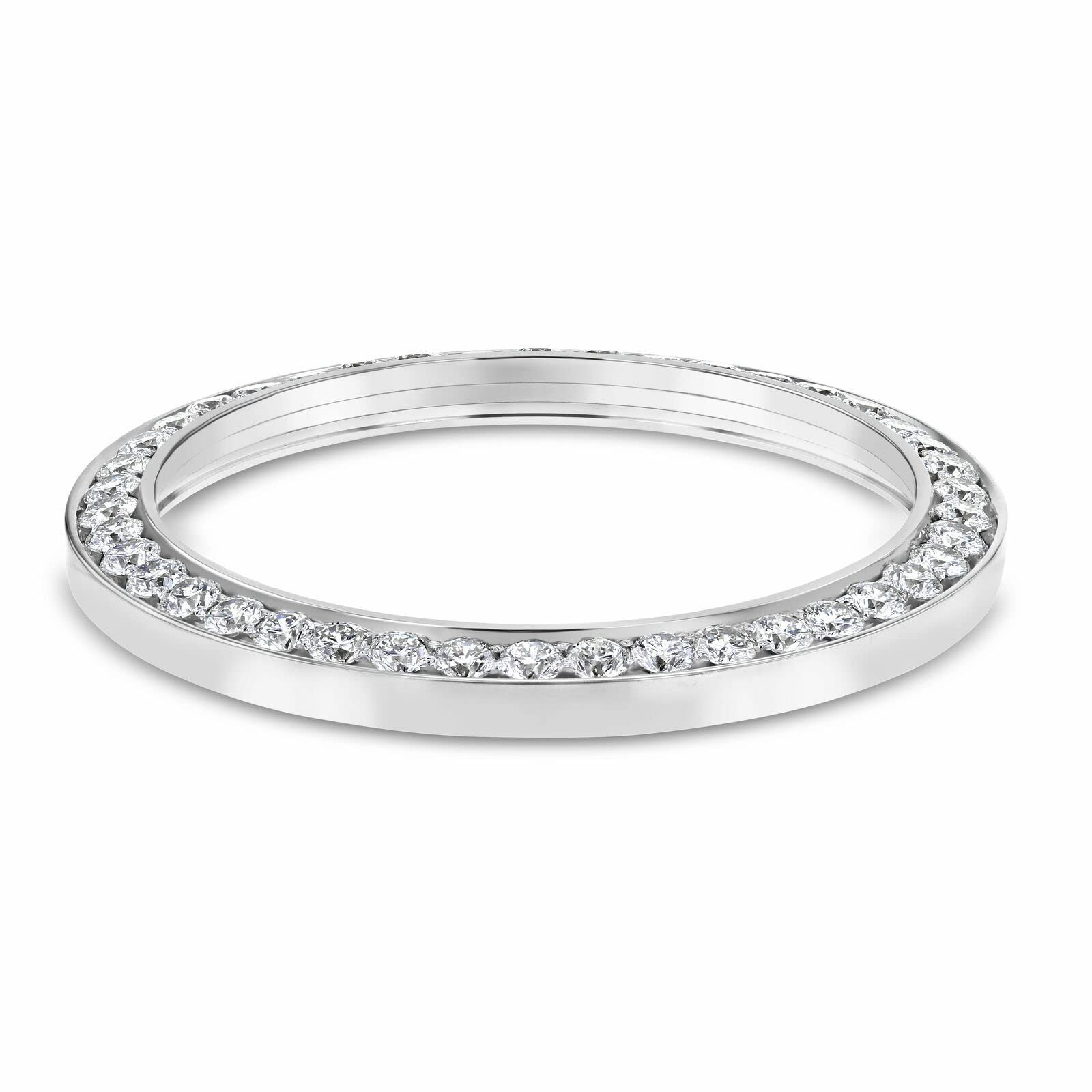 3CT BEAD SET MOISSANITE BEZEL COMPATIBLE WITH ROLEX DAY DATE 40MM 228349RBR