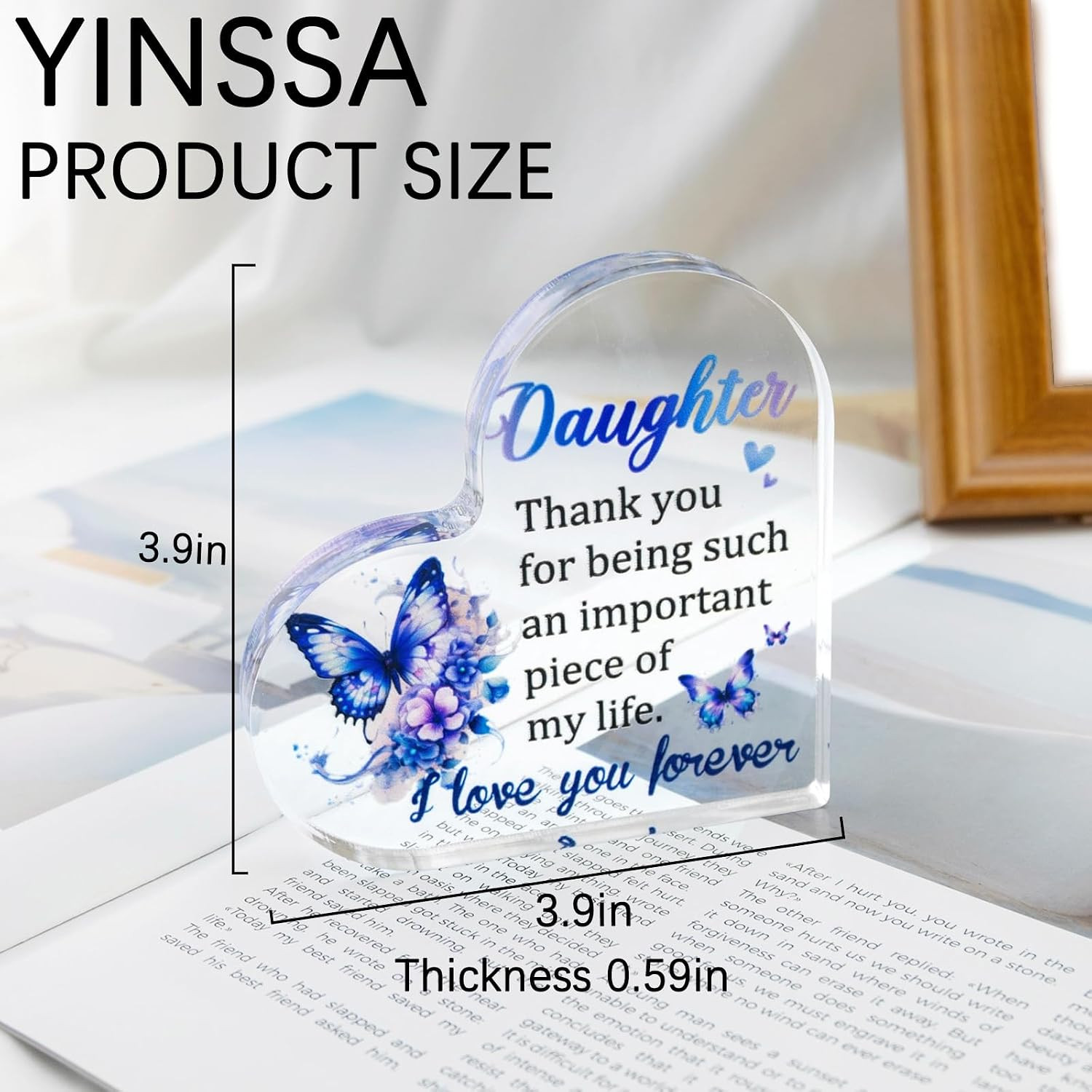 Daughter Gifts From Mom Birthday Gift For Daughter Adult From Mom Dad Unique Chr