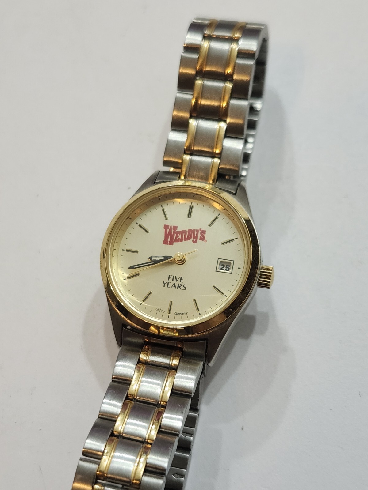Selco Geneve “Wendy’s 5 Years” Ladies Quartz Watch / Wristwatch Working Good