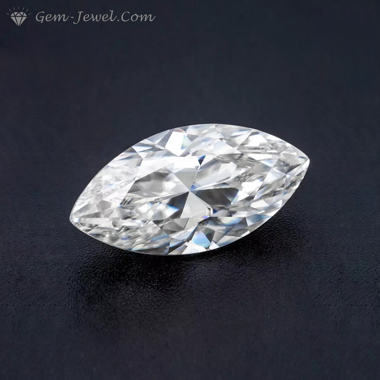 3×1.5 to 8×4 MM Colorless Marquise Cut Loose Moissanite, (0.04 to 0.47 Carat)