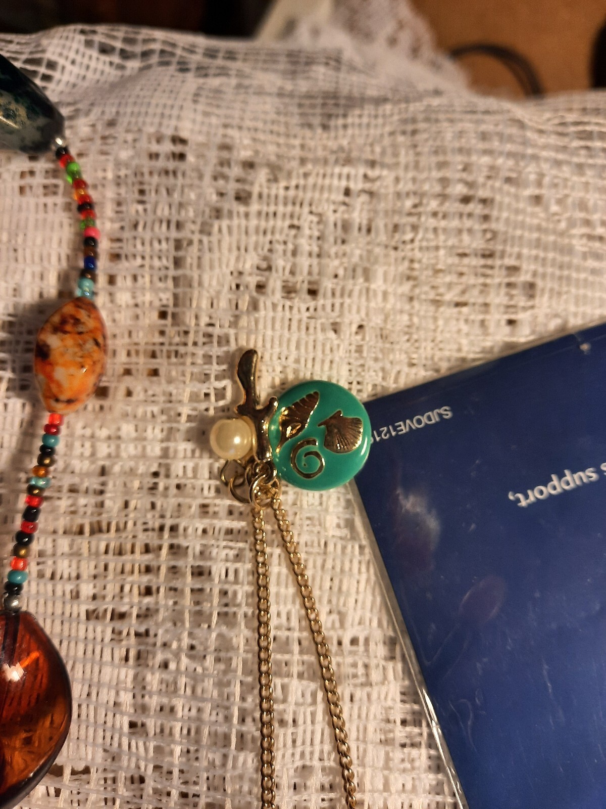7 New In Package Necklaces,Some W/ Earrings. Pretty Sets, Unusual. Size Varies