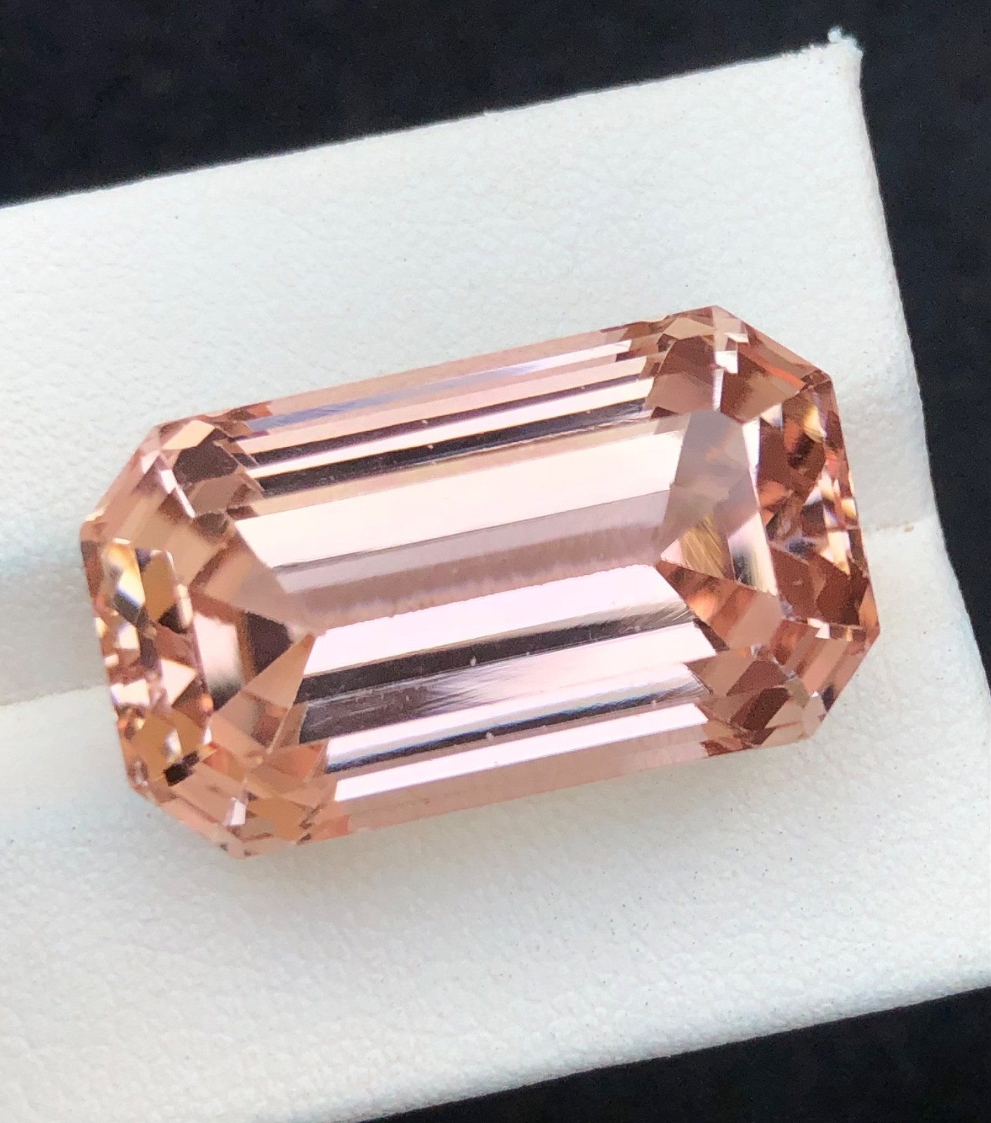 42 Carat Natural Cut Top Quality Peach Kunzite, loose Gemstone from Afghanistan