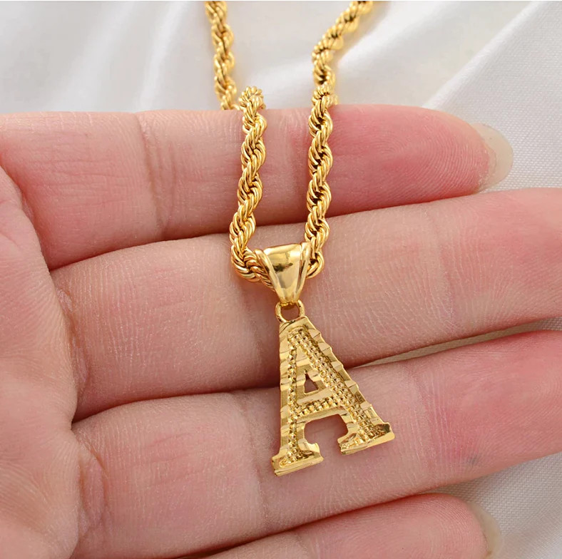 Initial Pendant Necklace