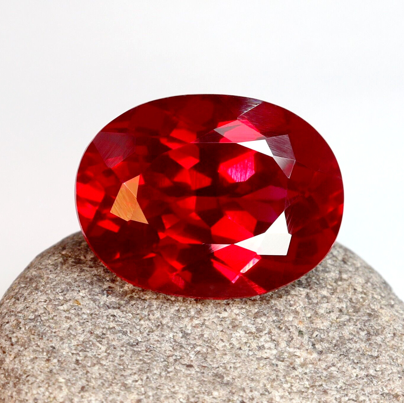 8.20 Ct Certified Natural Red Ruby Oval Shape Loose Gemstone Clearance Sale
