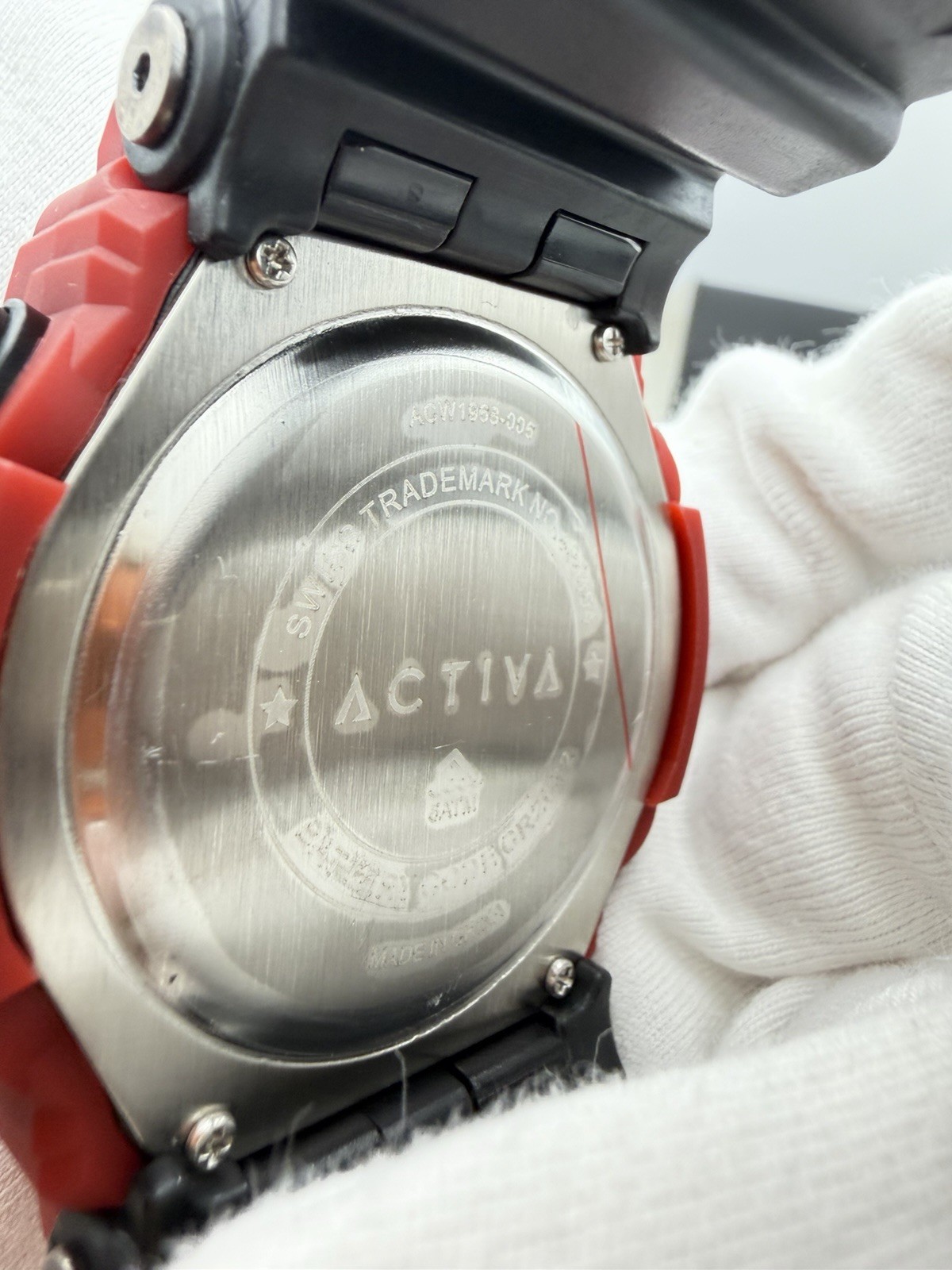 ACW1968-006 Activa Kadron x Invicta Digital Watch Men’s 53mm Black/Red