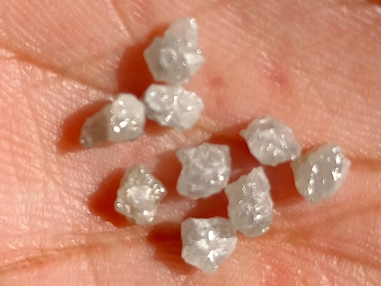 Rough Uncut Shape Diamond 4.00 Ct Whtie Grey Color Natural Loose Diamonds Lot