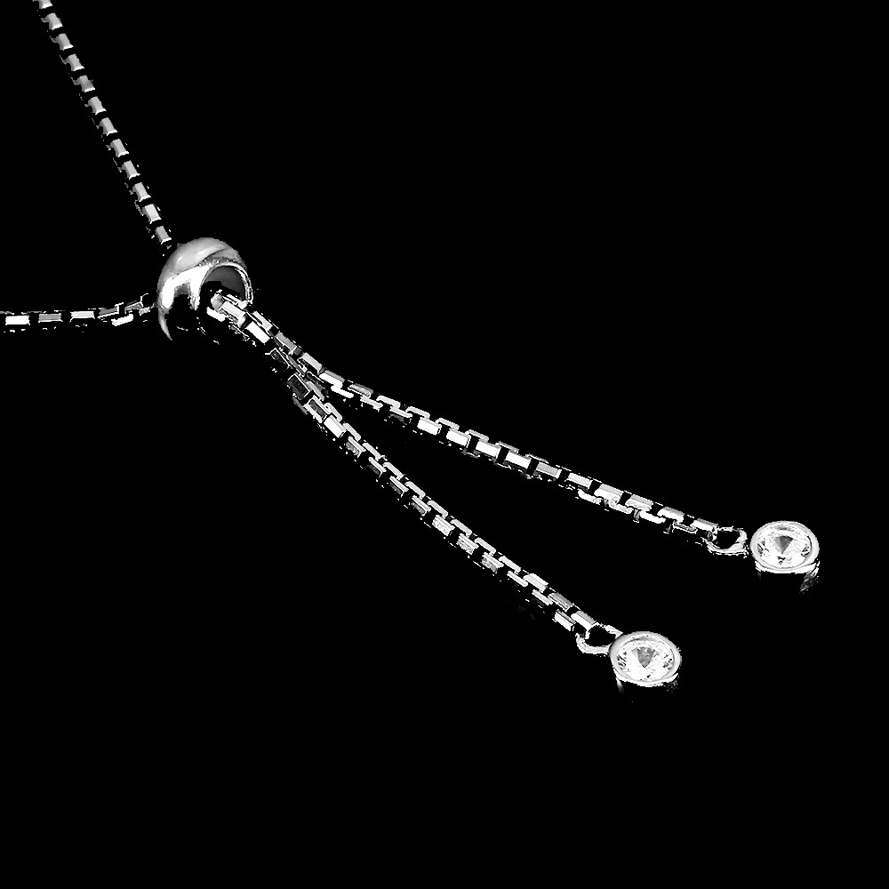 925 Sterling Silver Bracelet Round Rhodolite 3mm Gemstone Jewelry 9.5inch