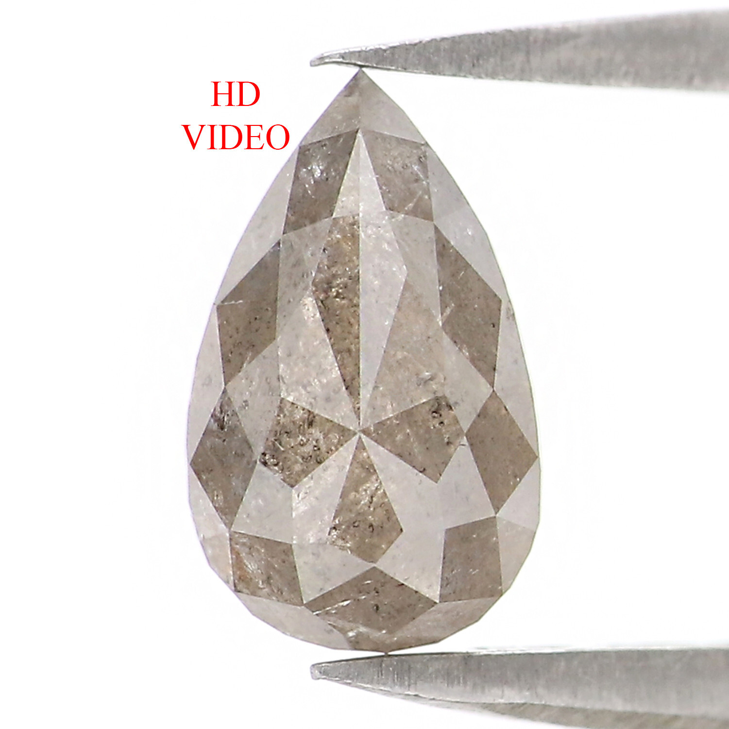 1.30 CT Natural Loose Pear Shape Diamond 8.40 MM Grey Color Pear Diamond KQ2706