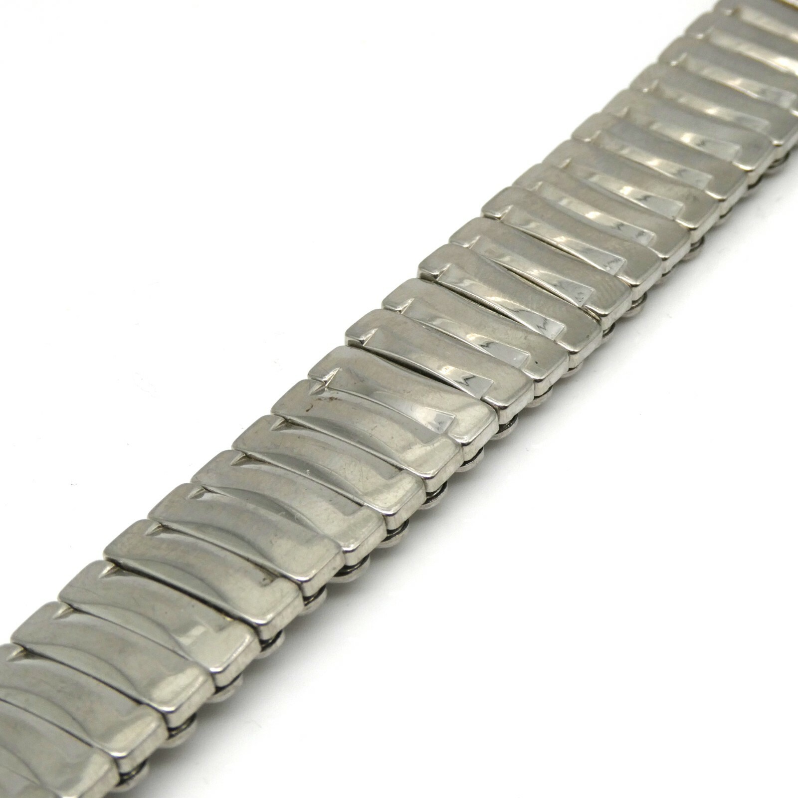 Vintage JB Champion 16.0 mm – 19.0 mm adjustable width steel wristwatch bracelet