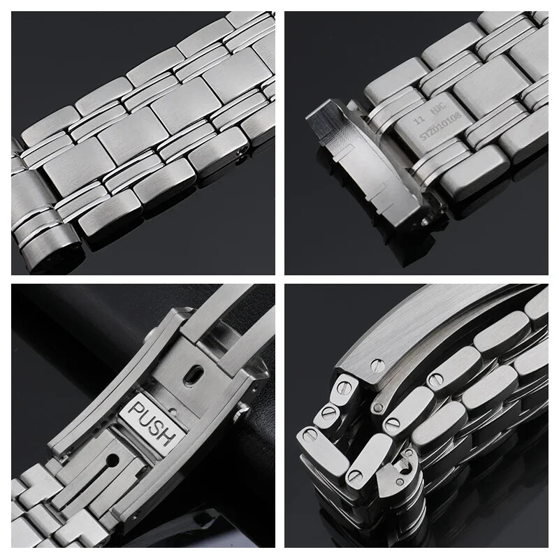 20 mm 316L Steel / Two Tone Watch Bracelet Strap Fits Omega Seamaster 300M