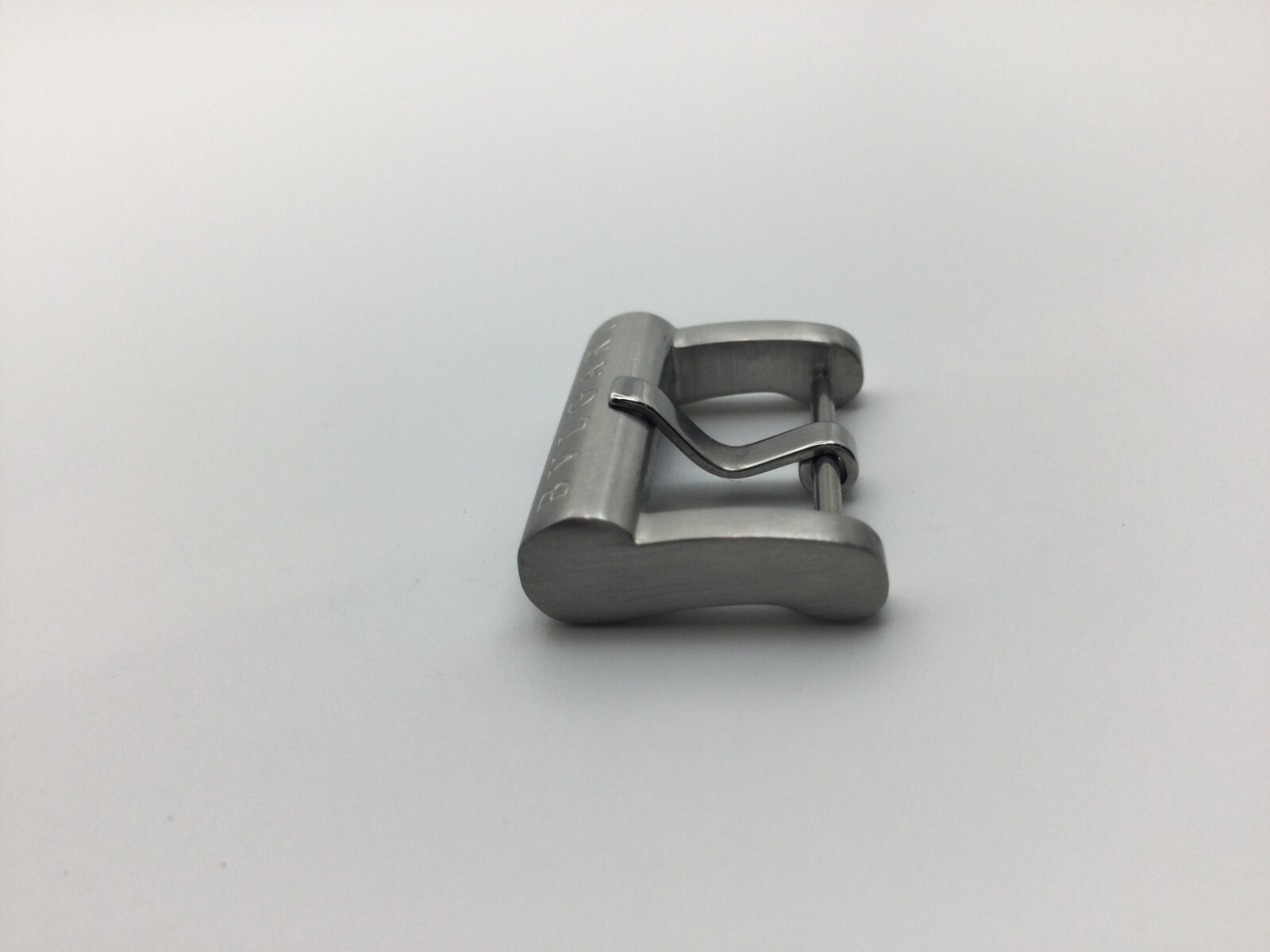 NOS TOP QUALITY 20MM TANG BUCKLE FOR BVLGARI DIAGONO RUBBER SILVER BRUSHED