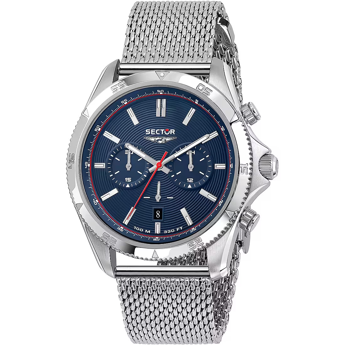 Sector SGE 650 Chrono Quartz Watch Ref. R3273631006 New Stainless Steel