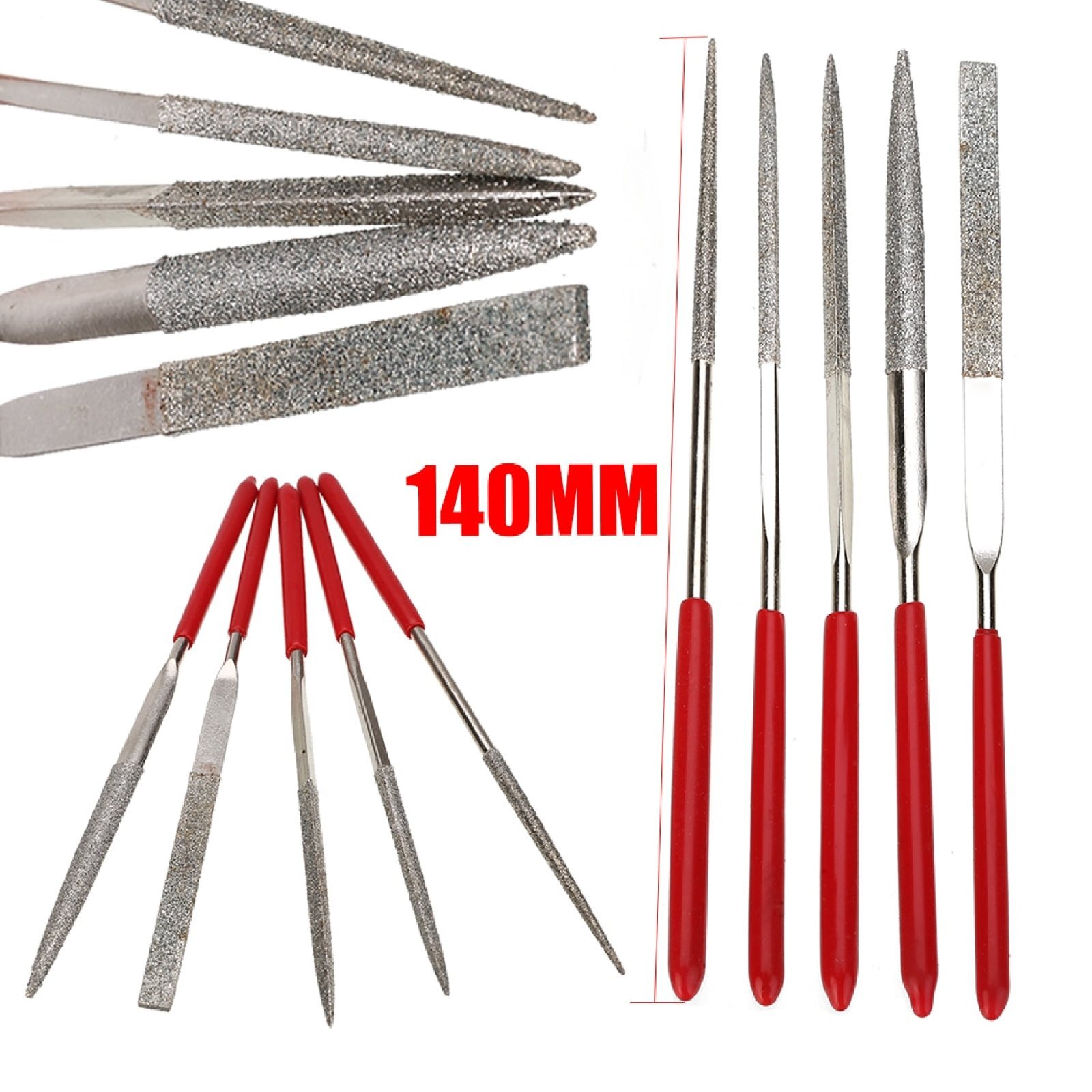 5pc Needle File Tool Assortment Set For JSP Gold and Silver Test Acid Jewelry