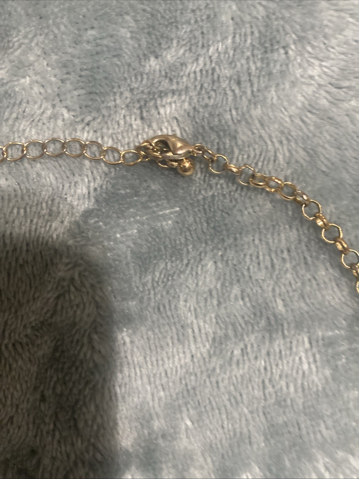 Gold Tone Intertwined Rings Statement Necklace All Occasion Fun Accent VTG