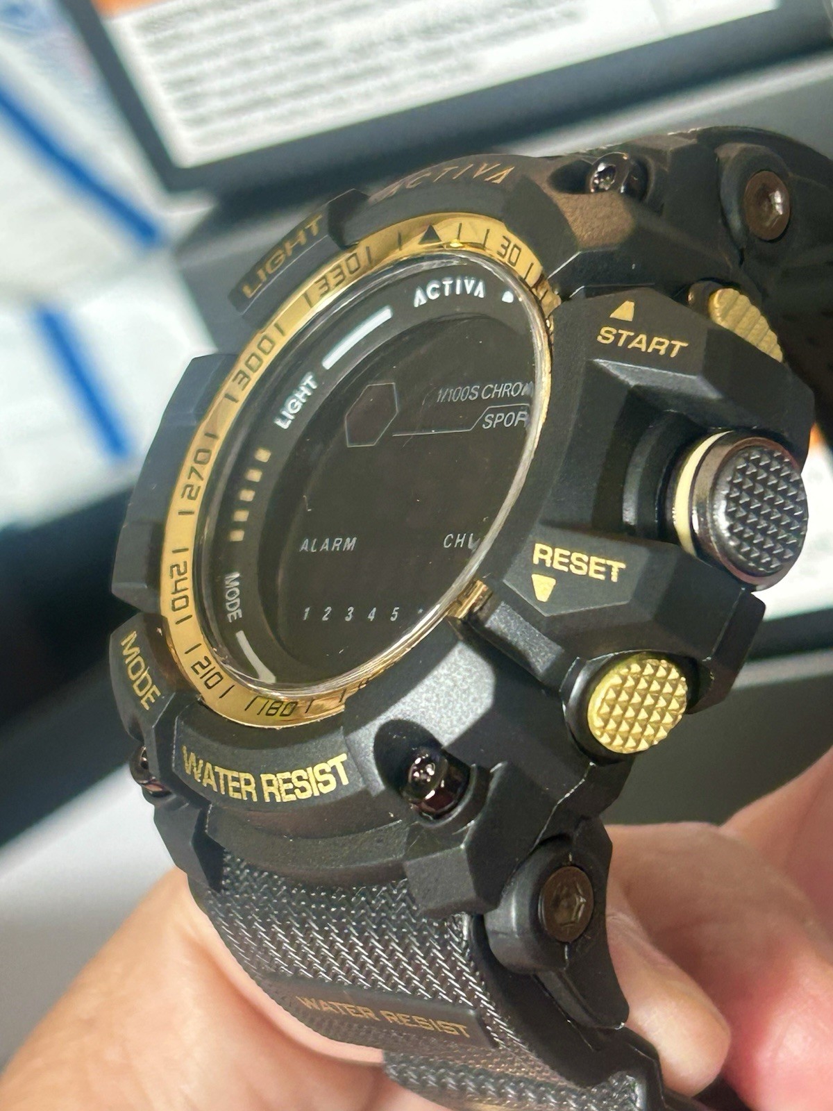Activa X Invicta Digital Men’s Watch – 56mm, WR 30m, 8.5”, New/Box/3yr Warranty