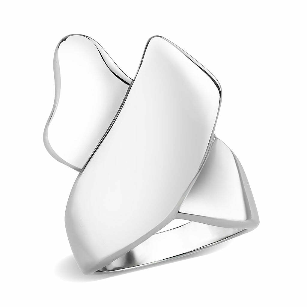 TK3798 – High polished (no plating) Stainless Steel Ring with NoStone in No