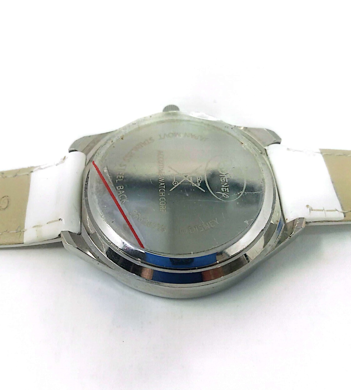 Disney Sparkle Minnie Mouse Ladies White Strap Watch Pink Bow SR626SW