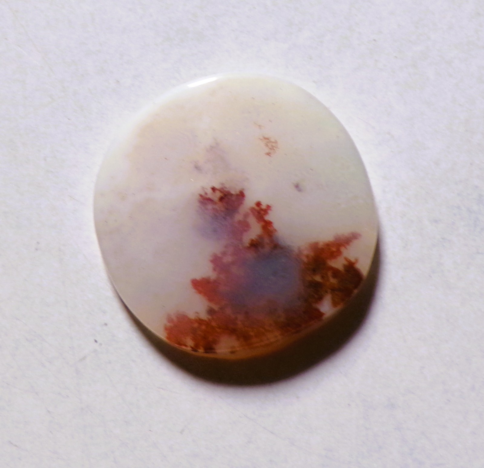 13.25 Cts Natural Shazar Dendritic Agate Cabochon Loose Gemstone 20X20X3.4MM 177