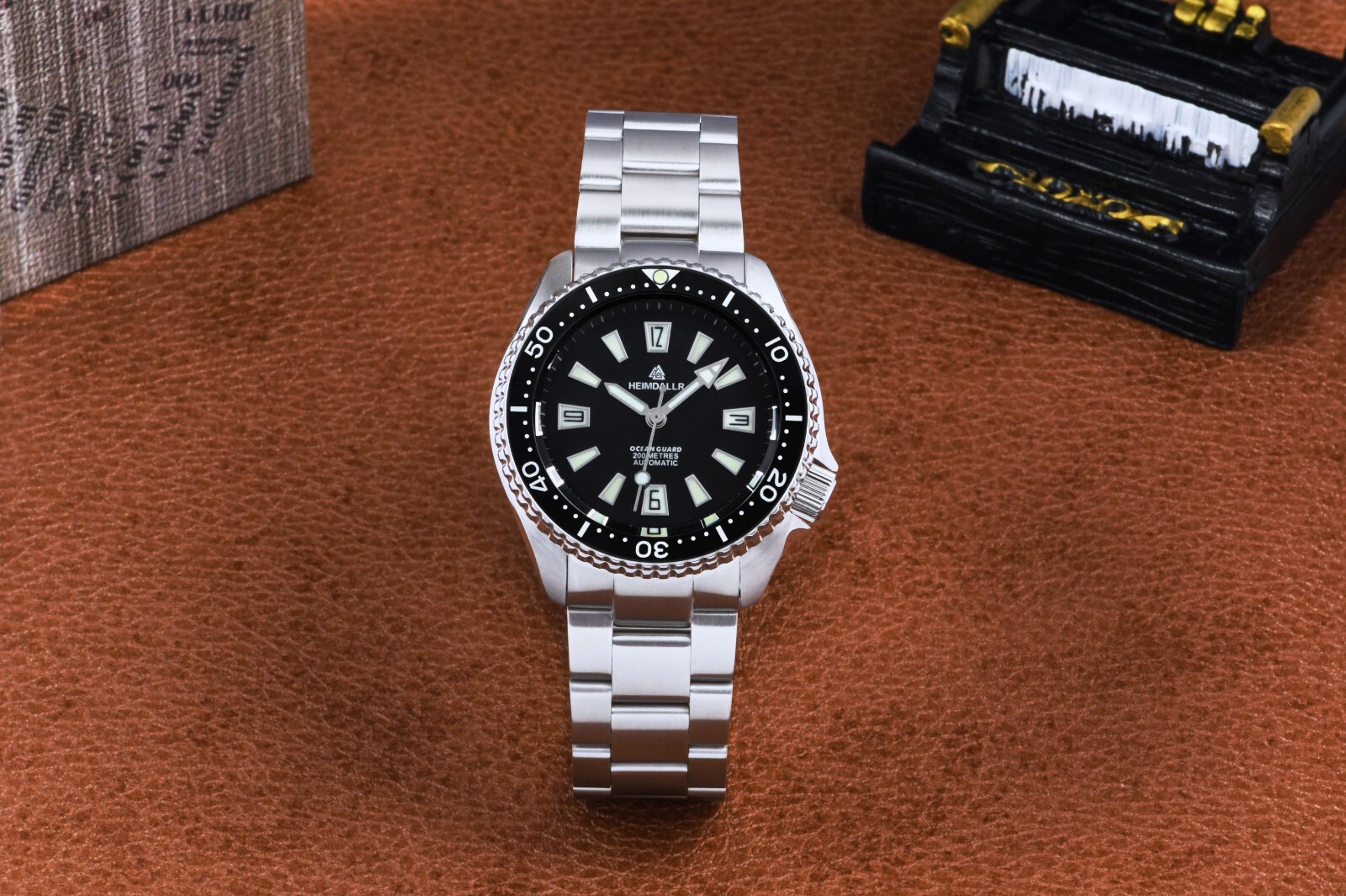 Heimdallr Sharkey H6-80C NH35A Diver 200M 660FT Automatic Watch 316L 41mm C3 SKX