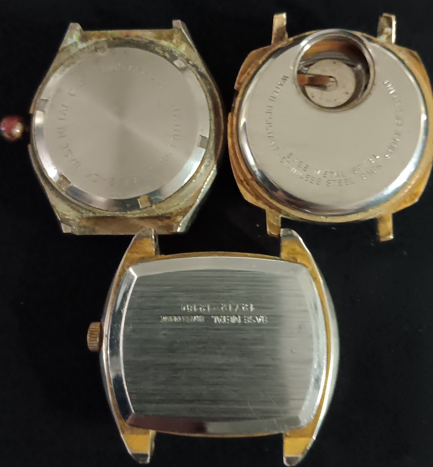 Ele watch lot 9 Vintage Watches Automatic Lucerne Stellaris Timex Electric Parts