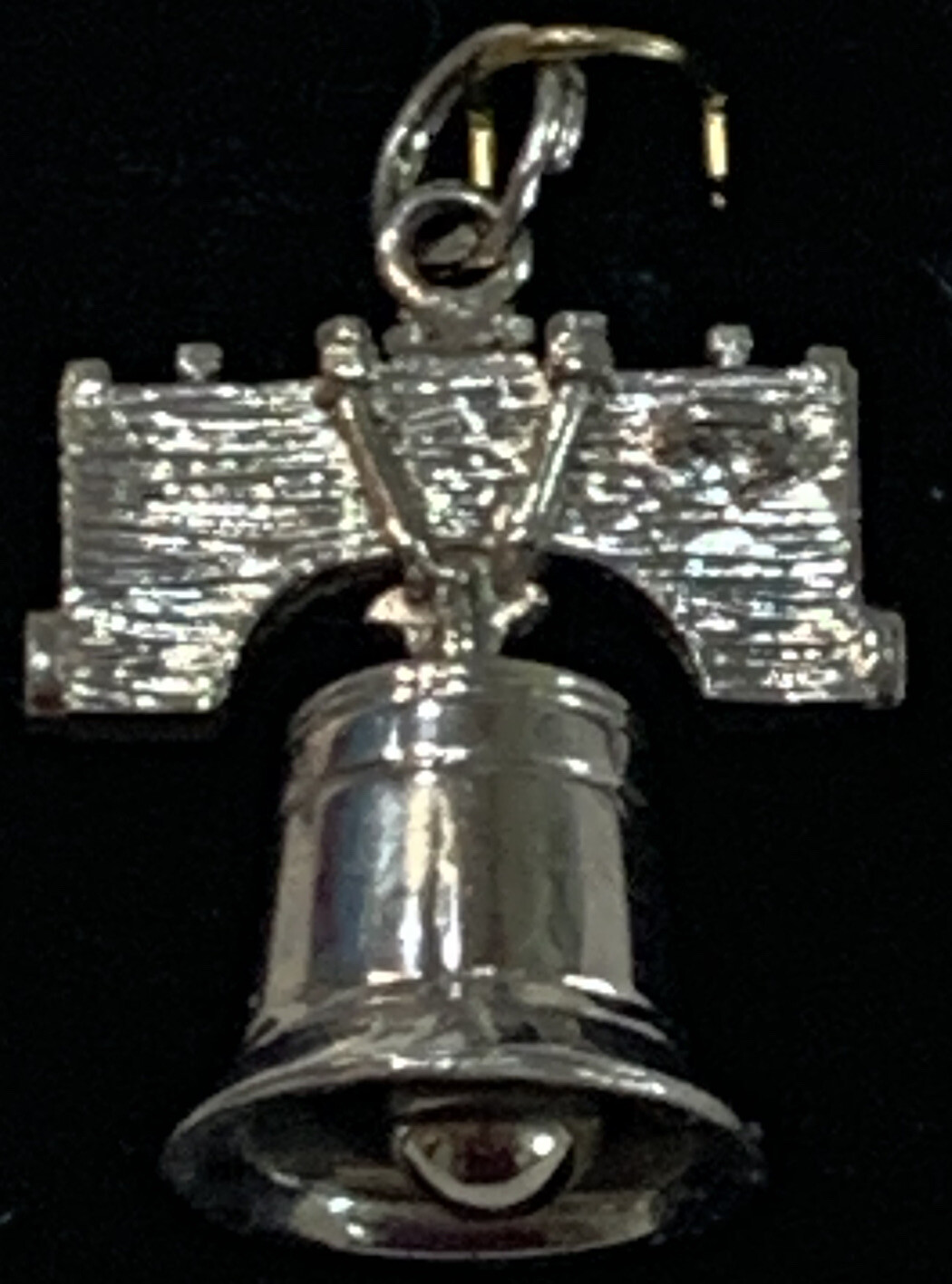 Liberty Bell 3 Dimensional Sterling Pendent, ACI