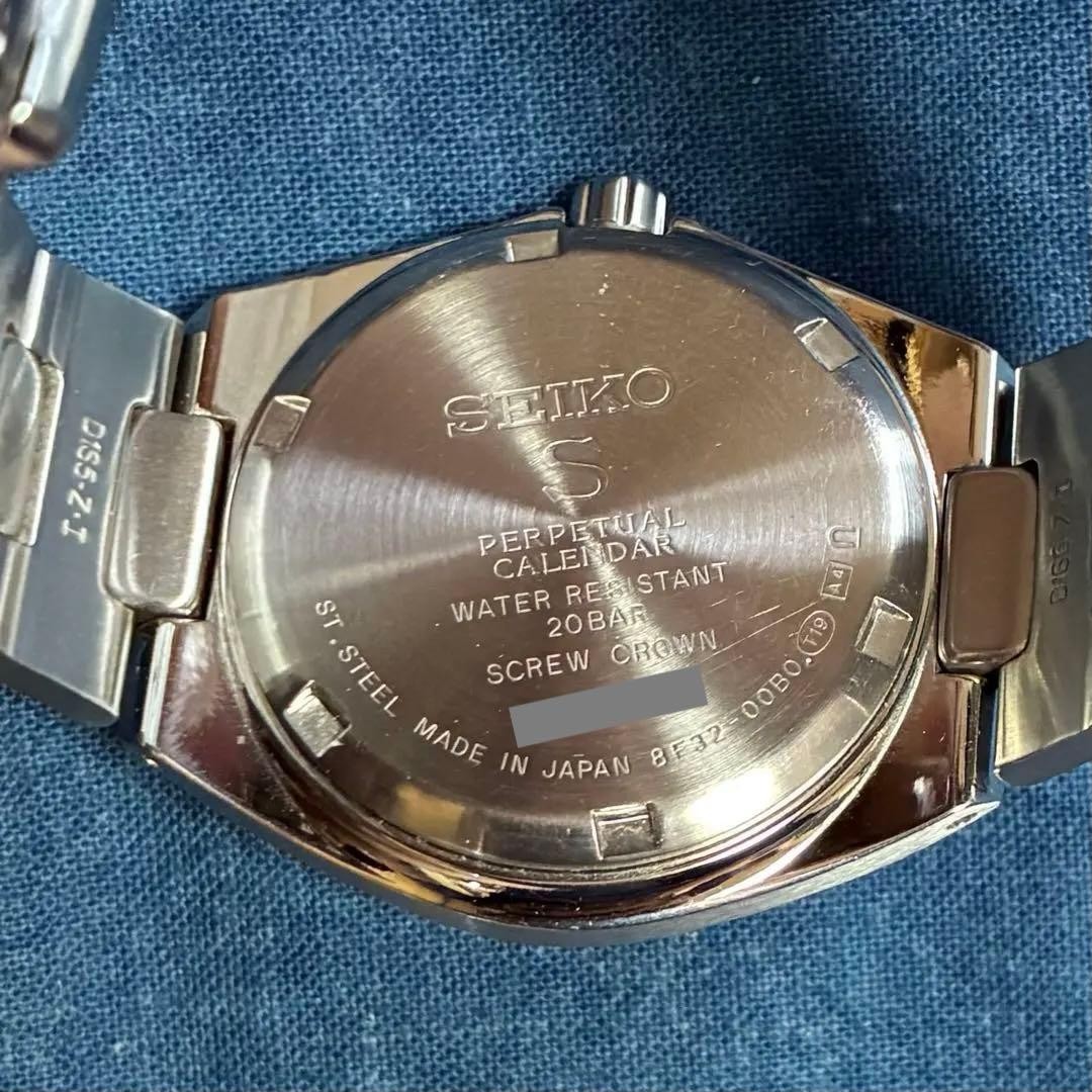SEIKO SUS 6 12 Watch with 8F32 Perpetual Calendar