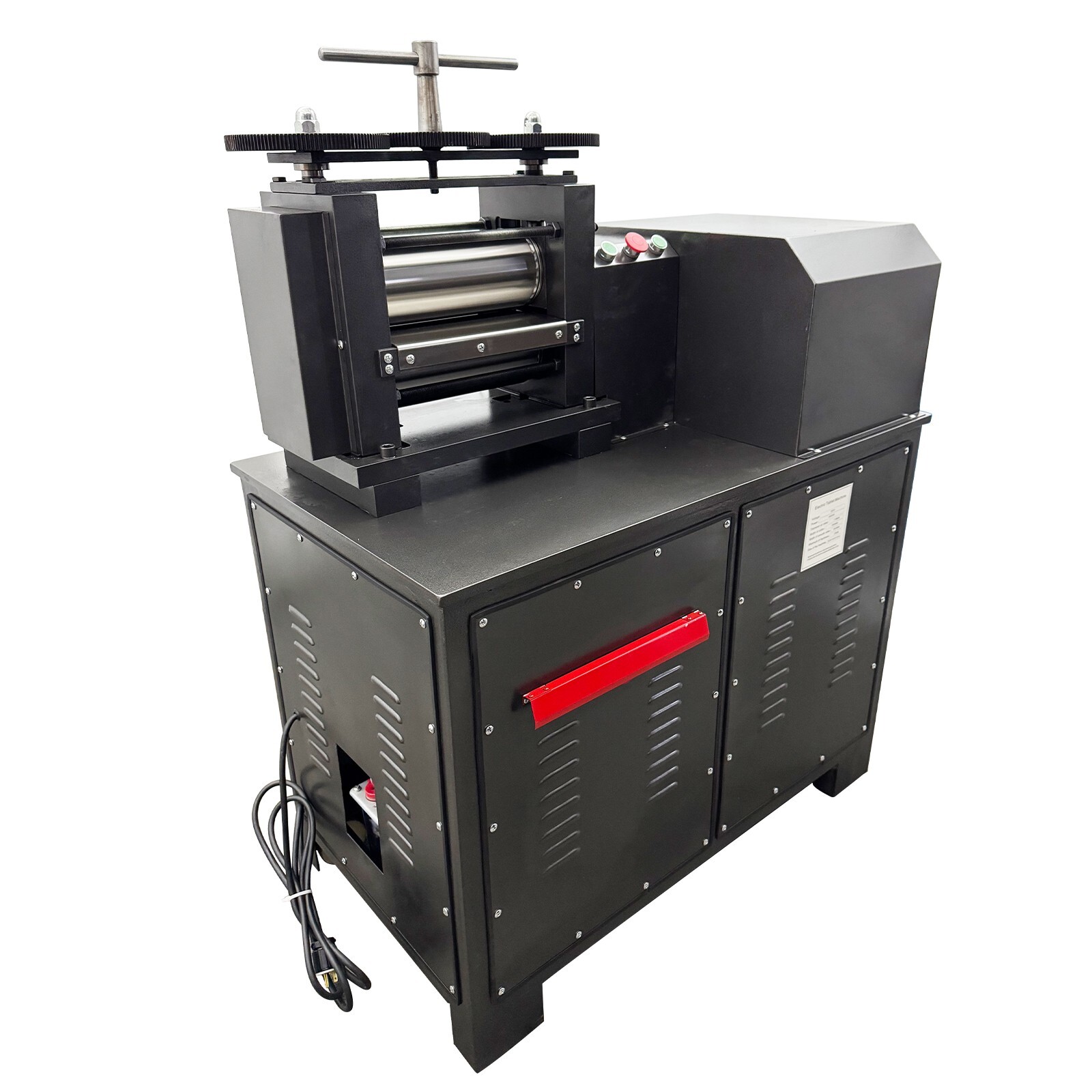 220V Single Phase Electric Rolling Mill Metal Jewelry Flake Making Machine 4000W