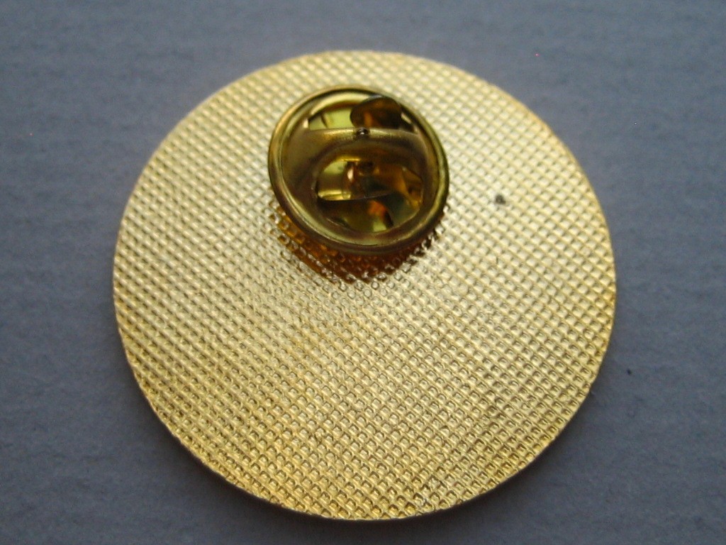 VINTAGE 2009 GOLD TONE & ENAMEL ANGLERS of the AU SABLE LAPEL PIN