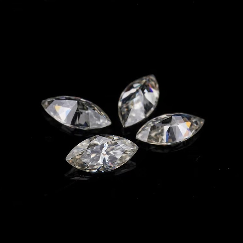 0.1-5ct Marquise Cut Loose Moissanite Stone D Color VVS1 Excellent Cut Wholesale