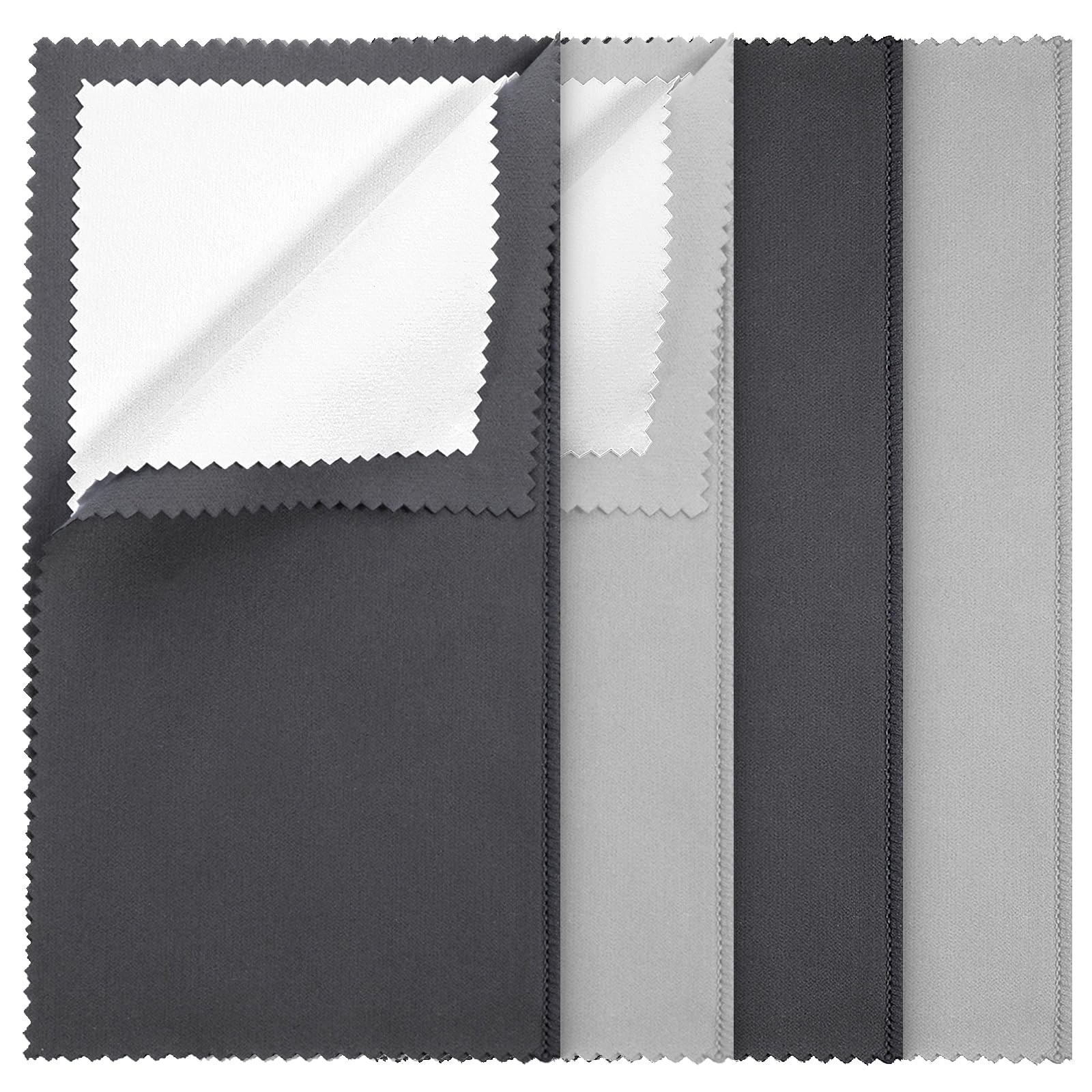 Jewelry Polishing Cleaning Cloth Large Double-Sided Cleaner Accessories