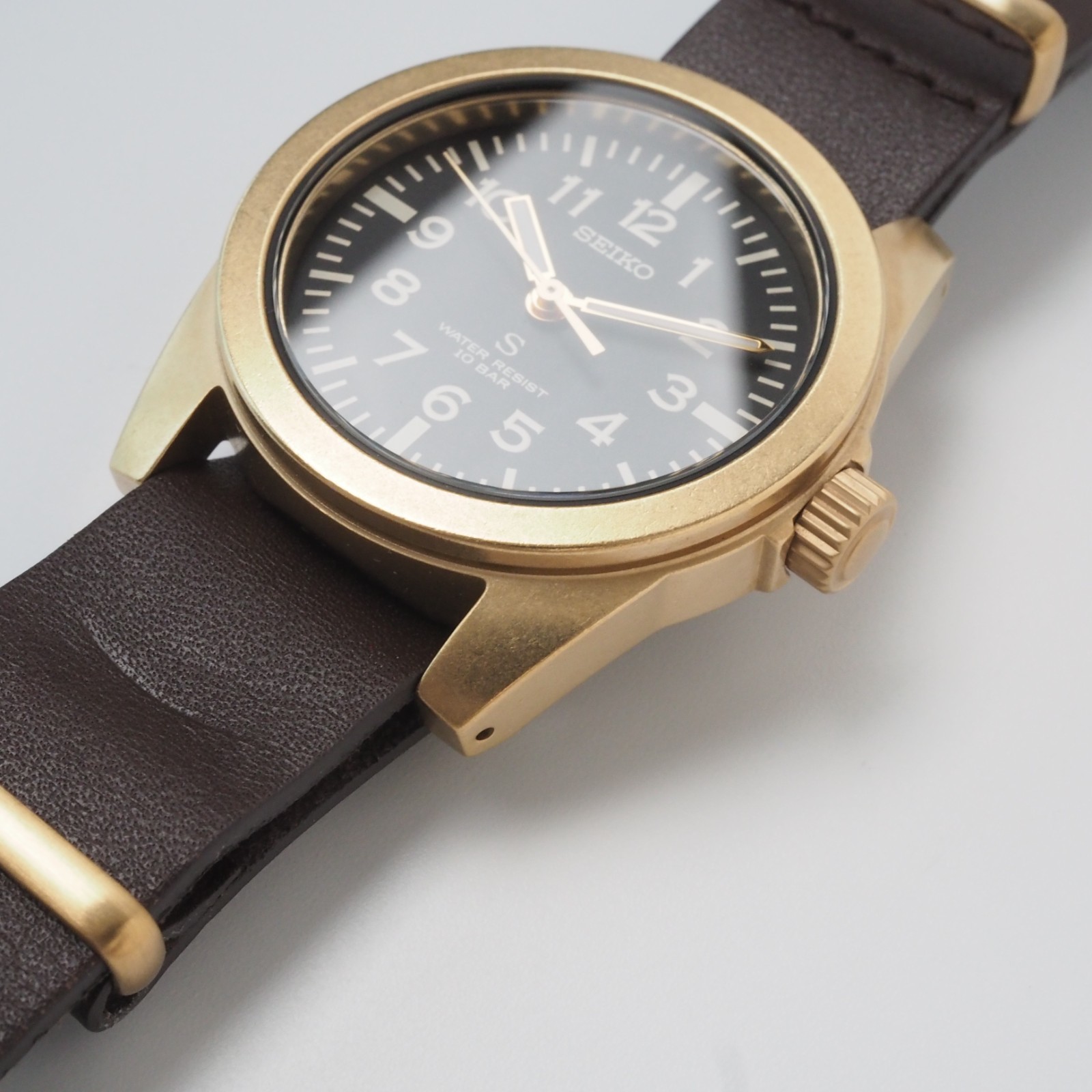 SEIKO SUS NANO Universe Limited Edition SCXP174/7N01-0KS0 Quartz Gold Box