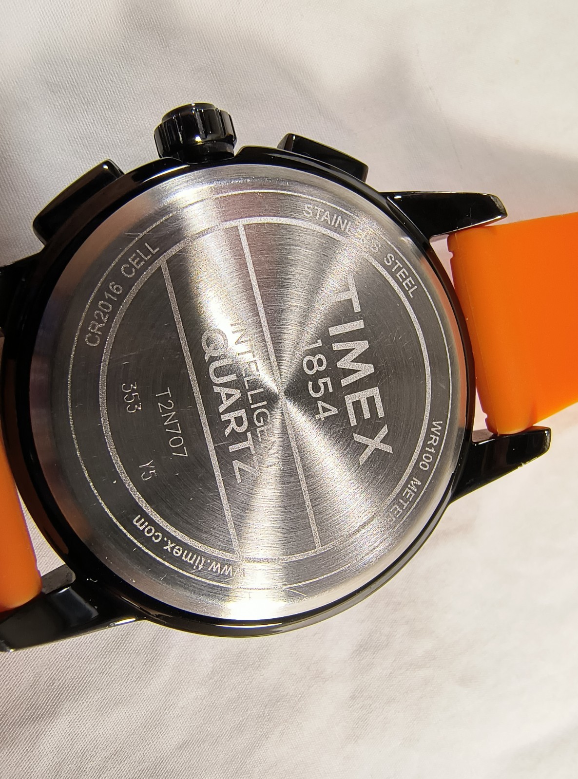 Timex 1854 Intelligent Quartz Watch T2N707 Tachometer Chronograph WR100 Working