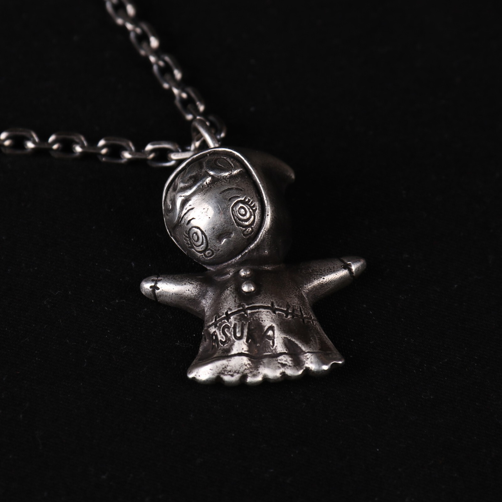 925 Sterling Silver Neon Genesis Evangelion Asuka’s Doll Necklace Pendant