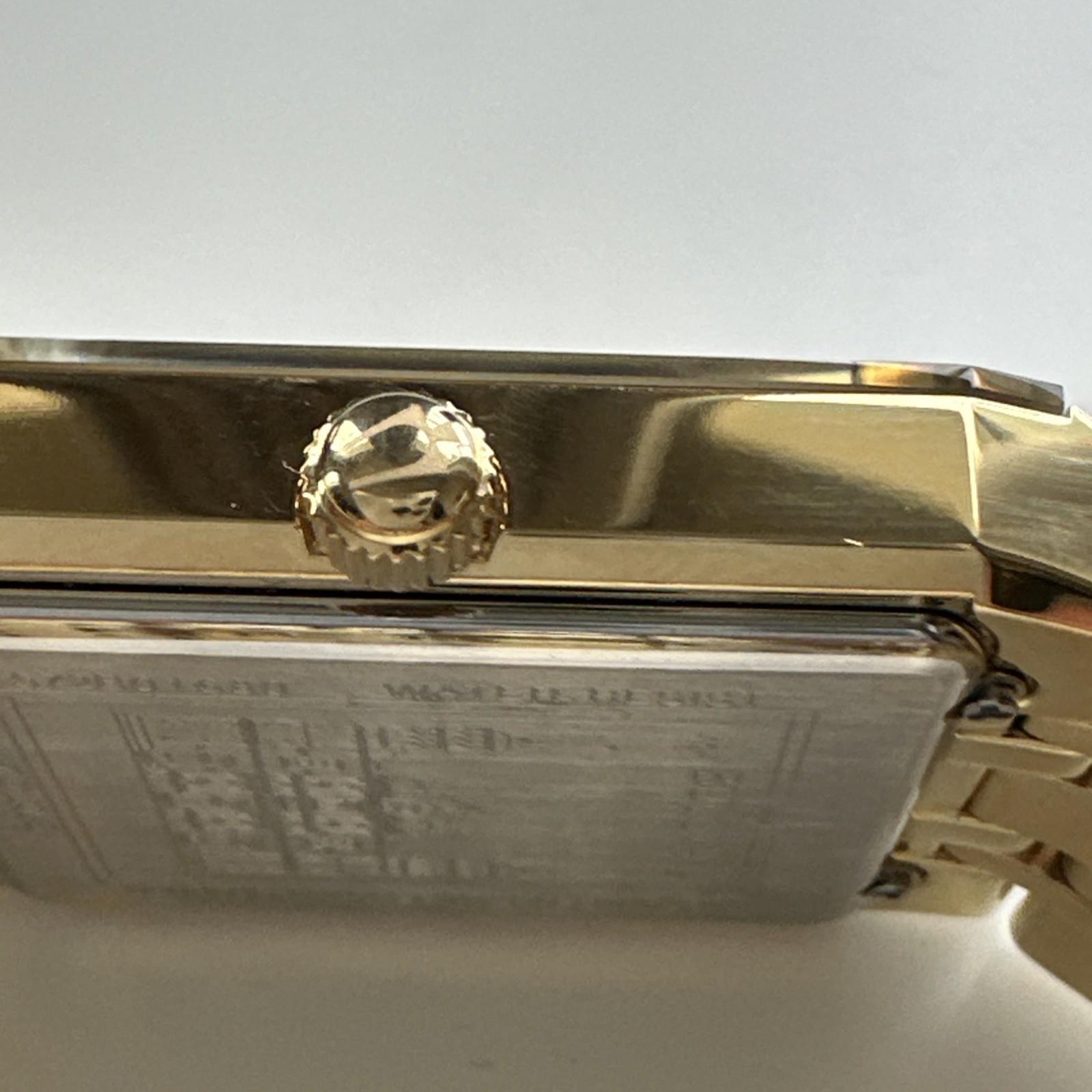 Bulova Our Lady Of Guadalupe Mens Diamond 97d120LG *Chipped Crystal*