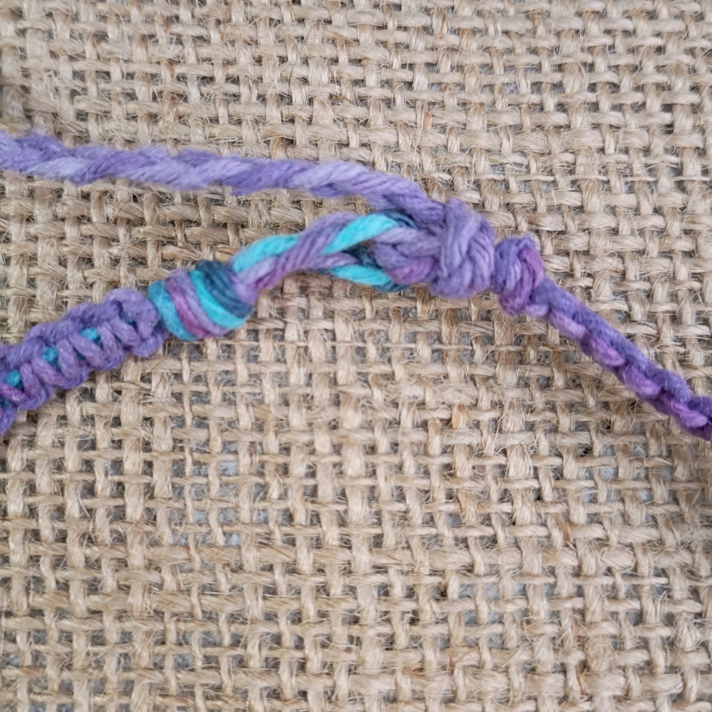 New Hemp Choker Necklace W/ Tiny Wood Beads 14-18 in Macrame Minimalist Handmade