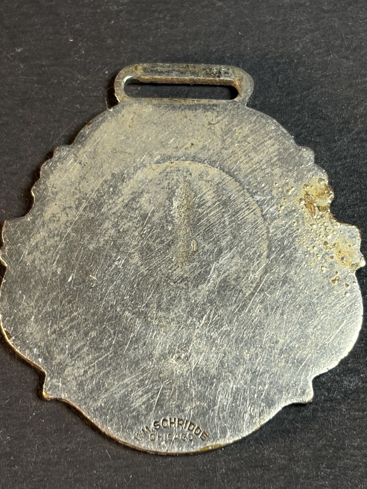 1913 National Gymnastics Bundes -Turnfest N.A.T.B. Festival Chicago Watch Fob