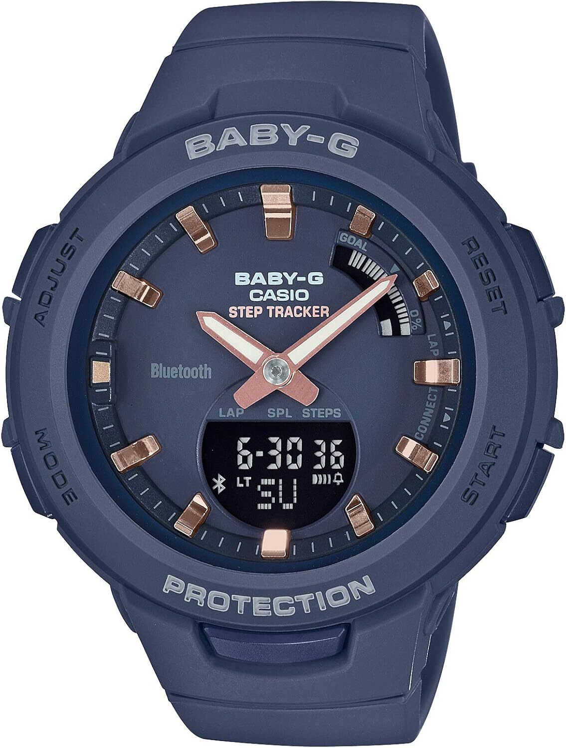 [Casio] Watch Baby-G FOR SPORTS Step Counting Bluetooth BSA-B100-2AJF Blue