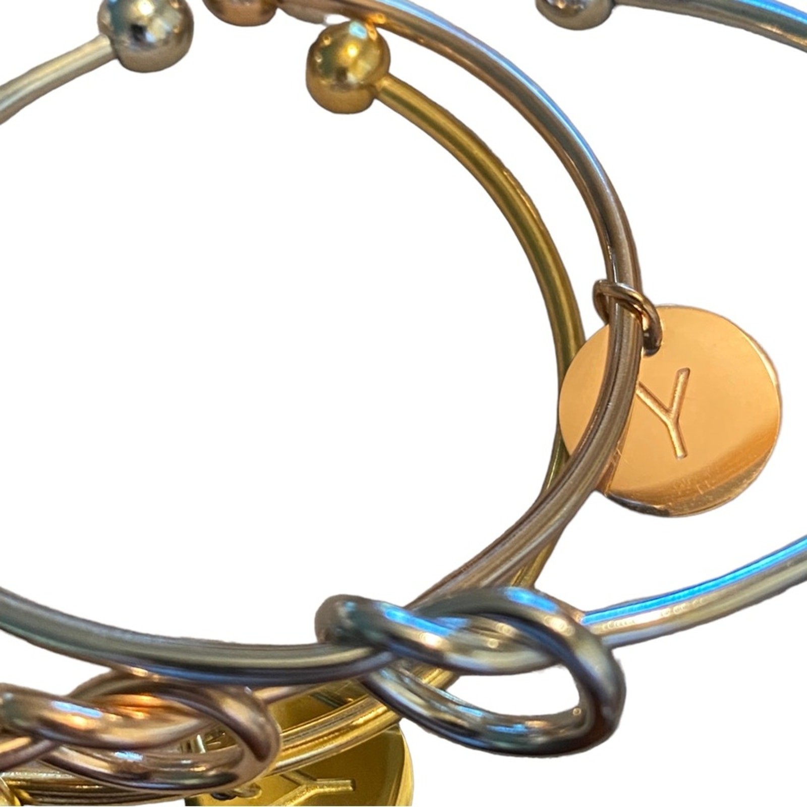3 Love Knot Gold Rose Gold Silver One Size Bracelets