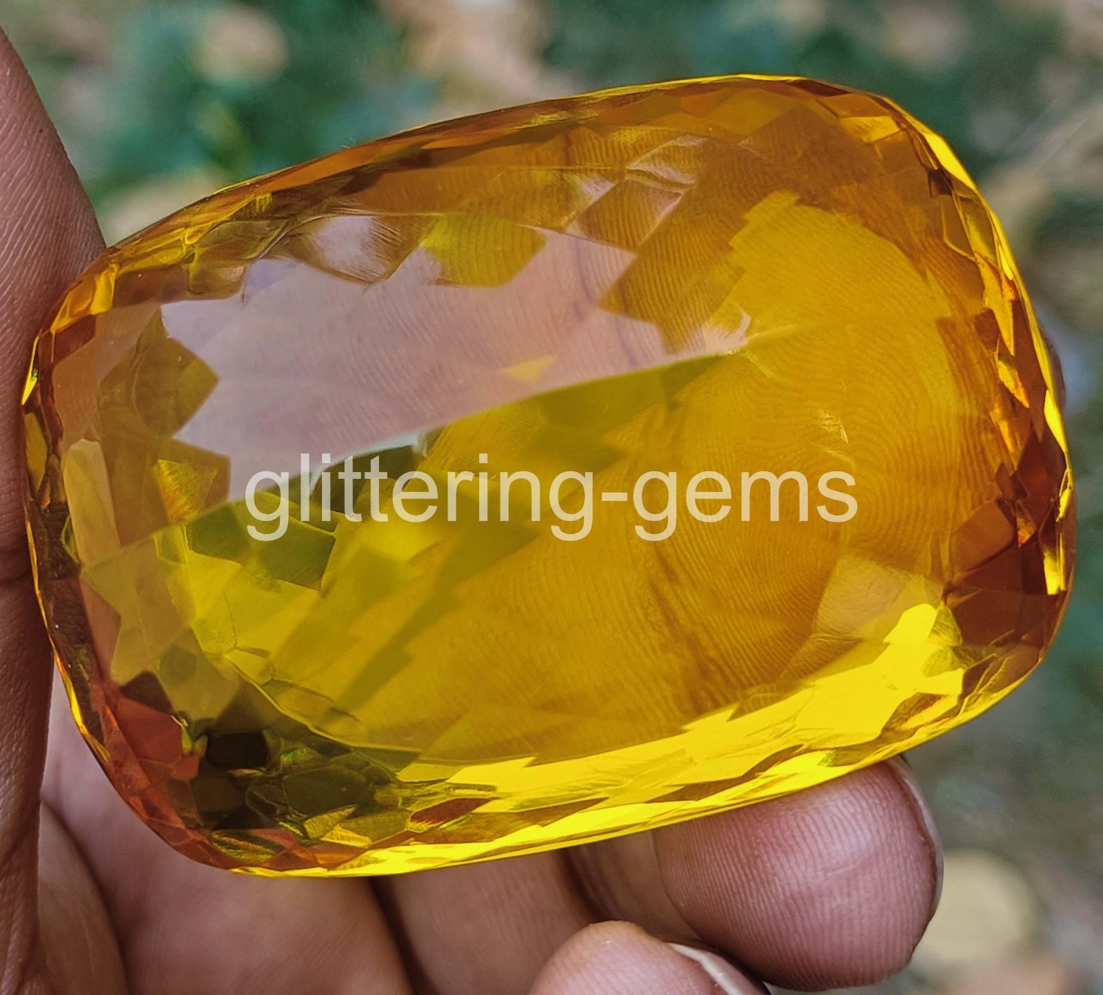 Natural Yellow Sapphire 2000 Ct Cushion Shape IGL Certified Loose Gemstone 6YHD