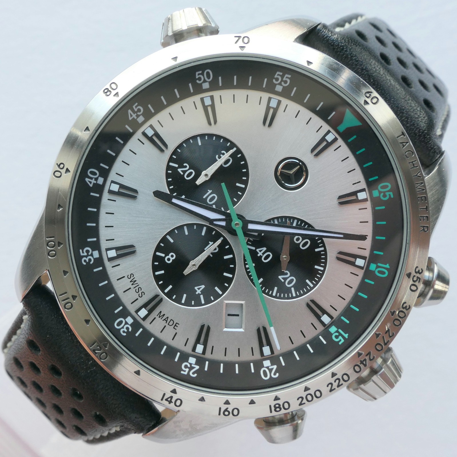 Mercedes Benz AMG DTM Motorsport Petronas Racing Car Accessory Chronograph Watch