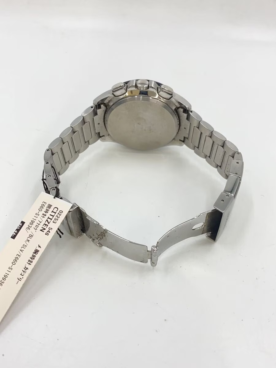 CITIZEN Watch Analog BLK SLV E660 S119936