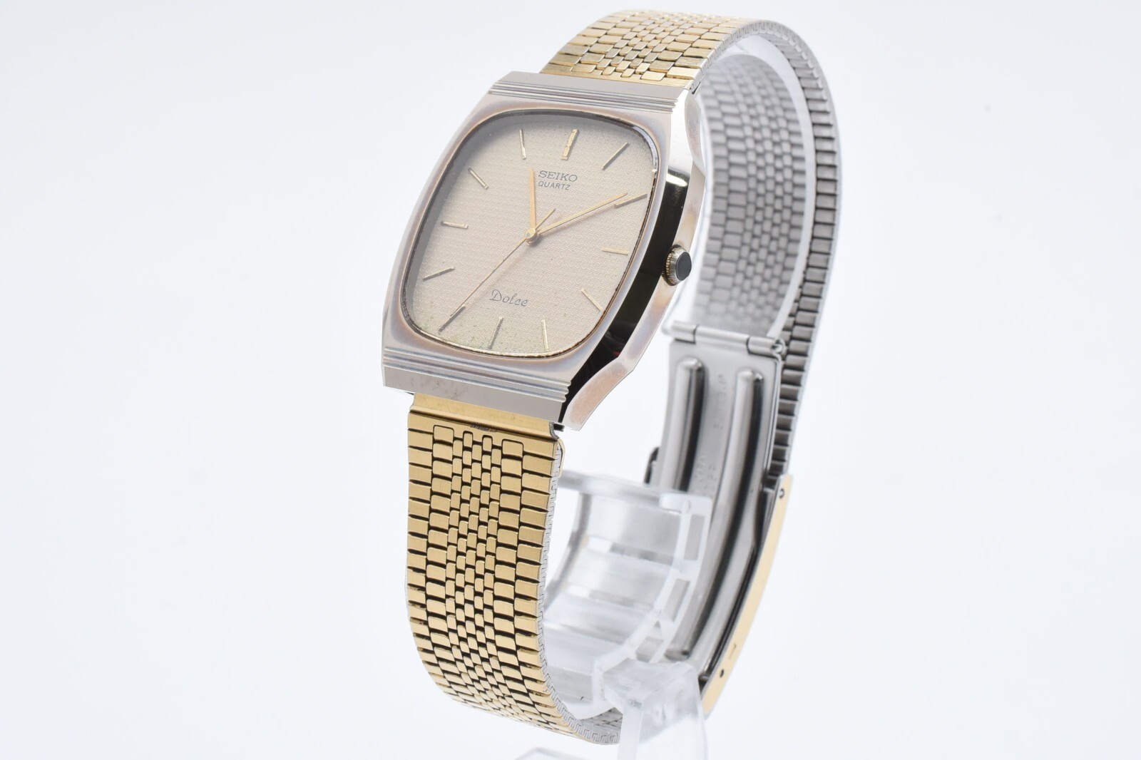 Vintage [ Exc+5 ] SEIKO 5931-5450 Dolce Gold Dial 31mm Quartz Men’s Watch JAPAN