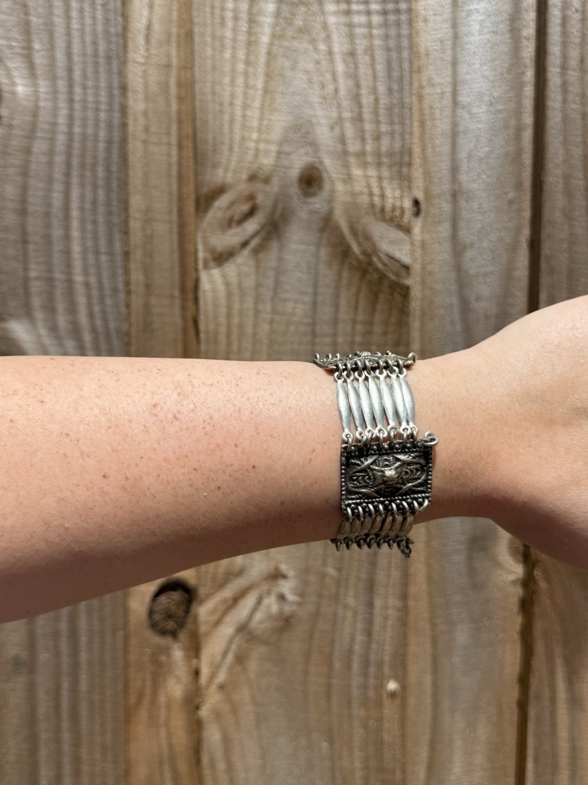 Vintage Modernist Bracelet Made In Mexico