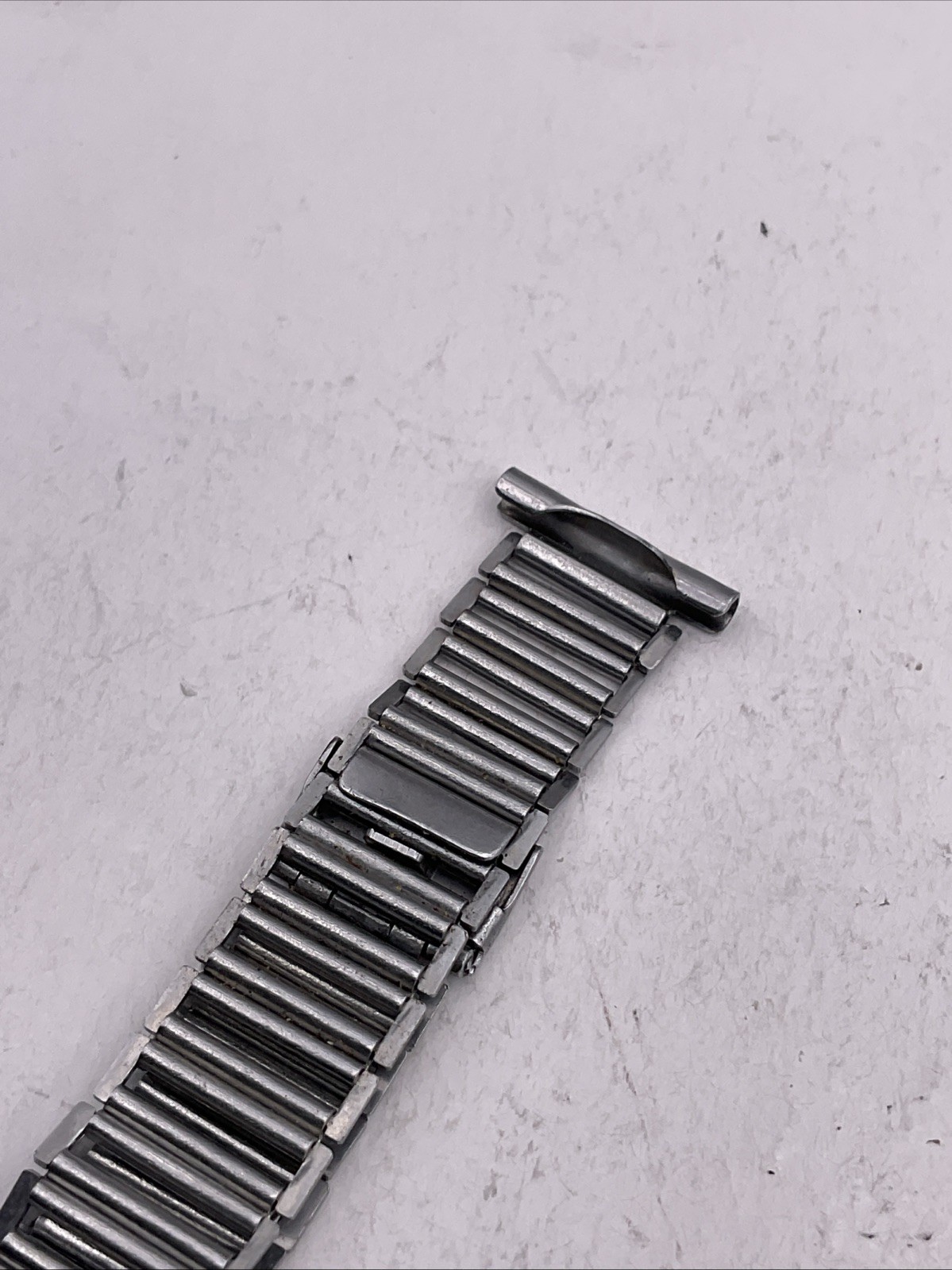 Vintage Lacy 16mm Bonklip Military Style Open End Watch Bracelet New Old Stock