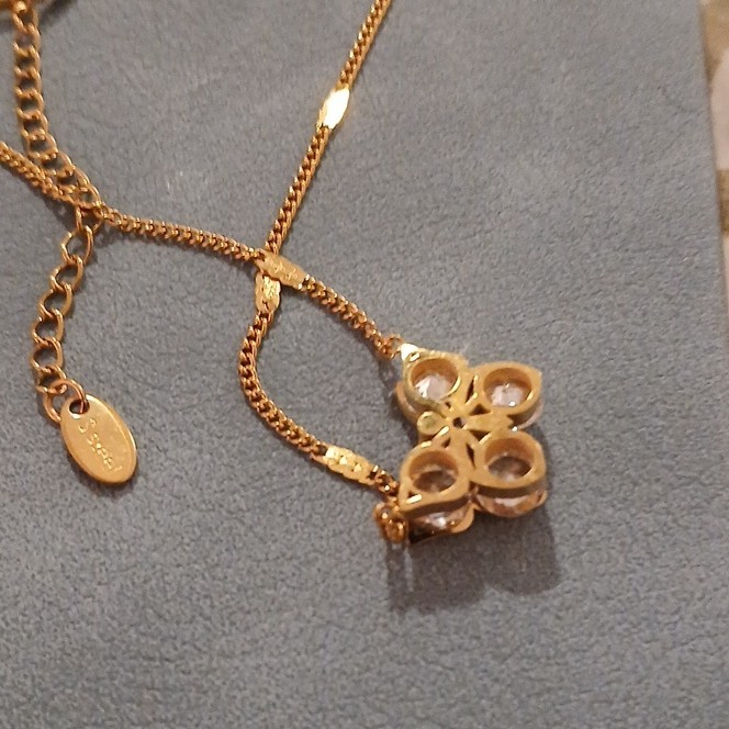 Gold Over Stainles Steel Butterfly Necklace Curb Link Chain Lobster Final Sale!