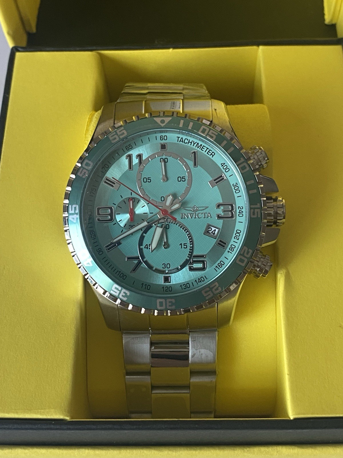 Brand New Invicta Specialty Mach Gala Men’s Watch 48mm Steel (69820) TachyMeter