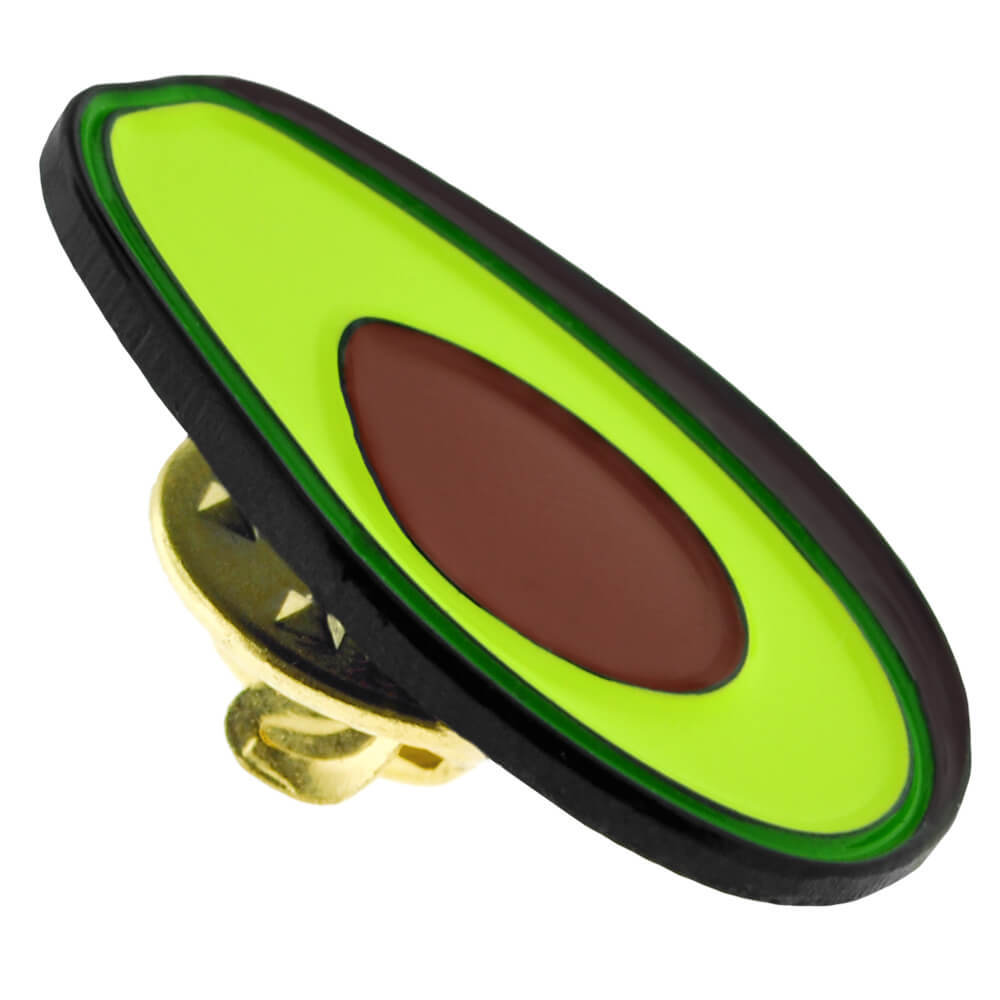 PinMart’s Summer Fruit Watermelon Lemon Avocado Strawberry Enamel Lapel Pin Set