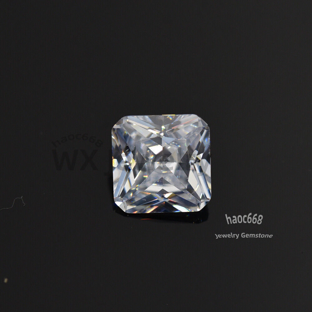 3x3mm-12x12mm Synthetic Square Octangle Loose Cubic Zirconia for making jewelry