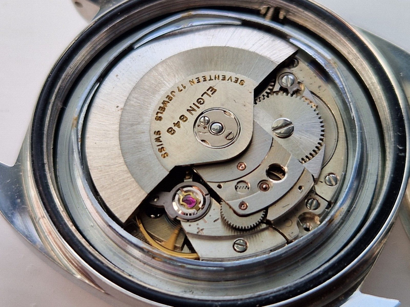Vintage Automatic Duward Oceanic Continual watch Brevet Technos case mixparts